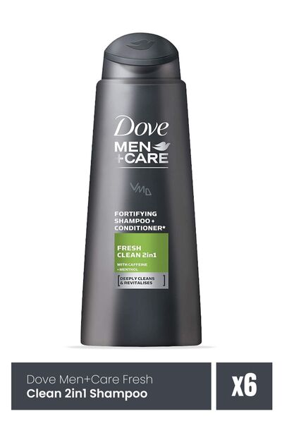 Dove Shampoo 400ML MEN CLEAN FRESH x6
