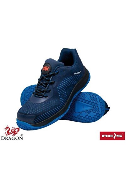 Raw-Pol Pantofi de protecție S1P Dragon cu vârf și placă antiperforare, albas...