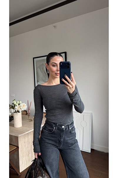 sinemkivanc co بلوزة صوف بياقة قارب الكاياك