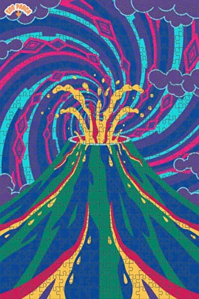 Teona Ahşap لغز خشبي مؤطر من طبقتين من شركة باتينينج فولكان آرت، 500 قطعة، مق...