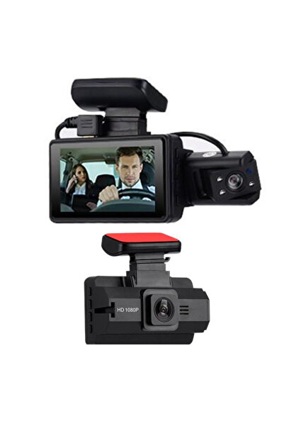TodayShop Car Camera DVR Full HD 1080P with 7.6cm Screen, Night Vision and G ...