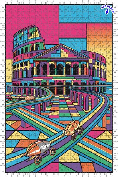 Teona Ahşap لغز خشبي بإطار مزدوج الطابق لسيارات السباق في حلبة روما الفنية ال...