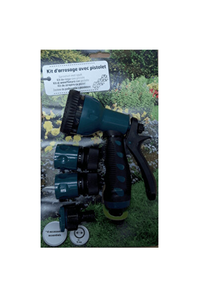 Carrefour Set pistol cu 9 duze si accesorii pentru stropit