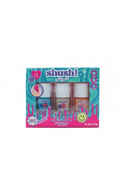 Shush ! Desert Dreams Trio Nail Polish Set (3‑Colours) – Age 5+