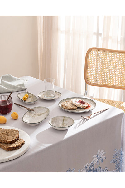 Madame Coco Eliza 26 Parça Kahvaltı Takımı - Gri