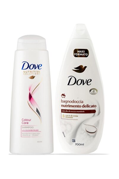 Dove Shampoo 400ML Color Care IMP. + Pampering Shower Gel 700 ml
