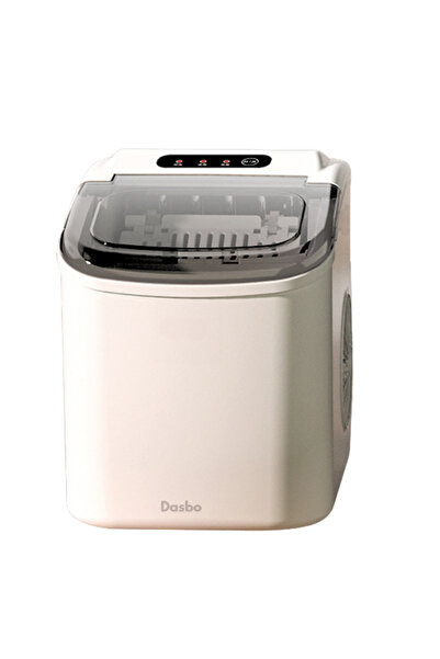 Dasbo Ice Cube Maker, 1.3 L Water Tank, 15 kg Daily Capacity, Portable for Ho...