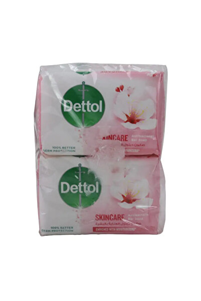 Dettol صابون مضاد للبكتيريا برائحة الورد وزهر الكرز - 4 × 110 غرام