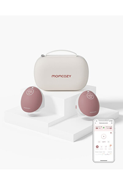 Momcozy Pompă dublă hands-free M9 Roșie