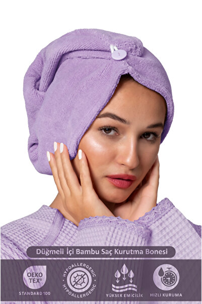 Ellia Soft Elegant Bonnet Hair Thick Microfiber |   Hair Drying Cap |   Hair ...