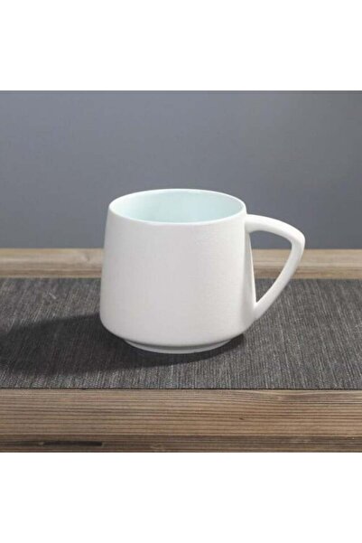 Tripy White Rough Ceramic Cup 350 ml