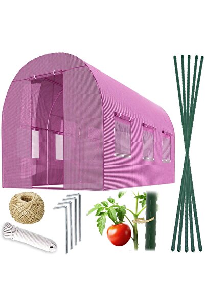 Other Tunel de grădină 2 x 3 m (6 m2) roz Plonos