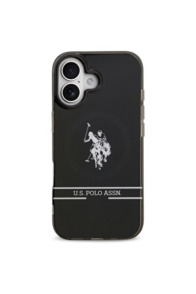 U.S. Polo Assn. Θήκη MagSafe για iPhone 17, μαύρη