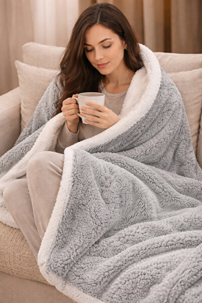 OEM Patura decorativa Shaggy din imitatie de blana, ultra-pufoasa, dimensiune...