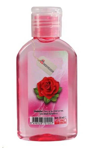 Hediyeleşin Gül Suyu, Mini Boy, Dökmeli, 50 ml - 75 ADET