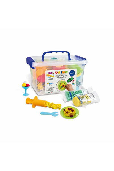 Primo Morocolor modeling clay, 6 colors, 22 accessories, plastic box