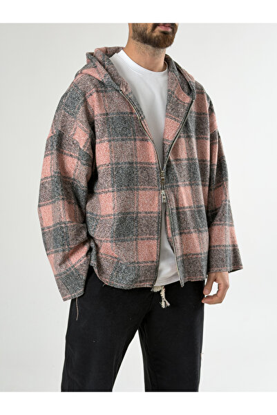 COCOPELLI سويت شيرت رجالي بتفاصيل سحاب بغطاء رأس كيرتيل COC2741