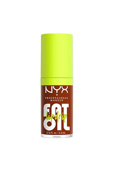 NYX , Fat Oil Lip Drip, Vegan, Glossy, Lip Oil, Not Found, Scrollin, 4.8 ml
