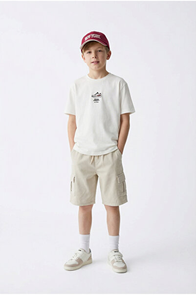 PAULMARK Boy's Cargo Pocket Shorts