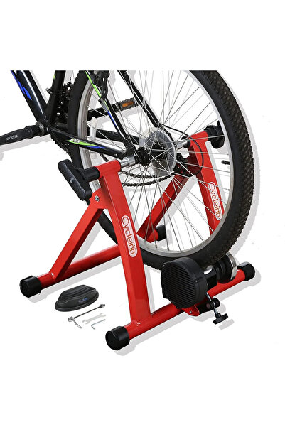Genel Markalar Cycleinn Magnetic Bisiklet Home Trainer Kırmızı