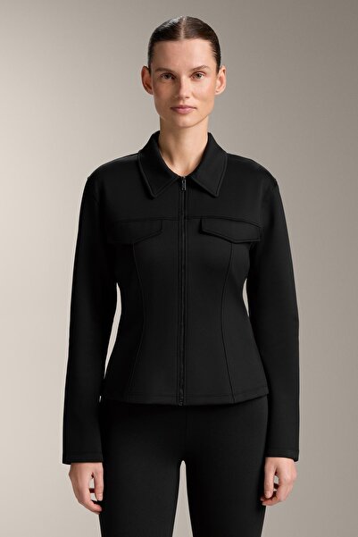 Oysho Neoprene-effect ribbed jacket