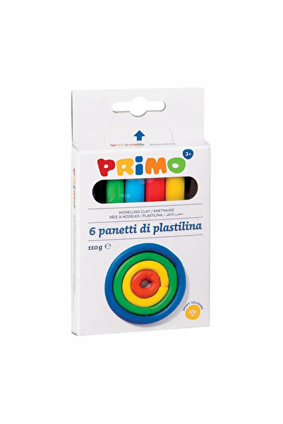 Primo Morocolor plasticine, 6 colors/box