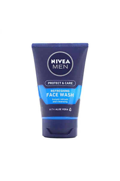 NIVEA غسول وجه منعش للرجال بخلاصة الصبار، للحماية والعناية - 100 مل
