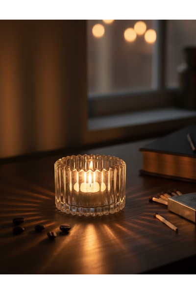 Evendi Suport lumanare, Transparent