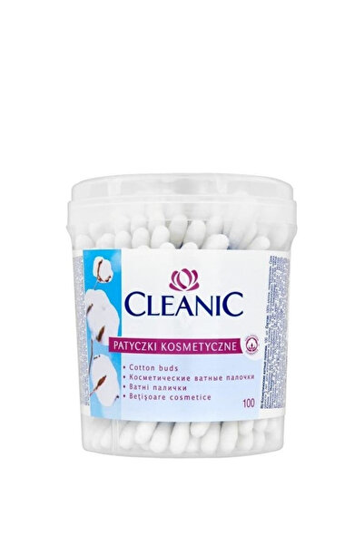 Cleanic 100 cotton ear cleaning swabs