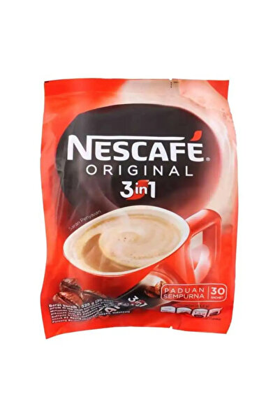 Nescafe أكياس قهوة سريعة التحضير 3 في 1، 30 × 17.5 جم (عبوة من 30 كيسًا)