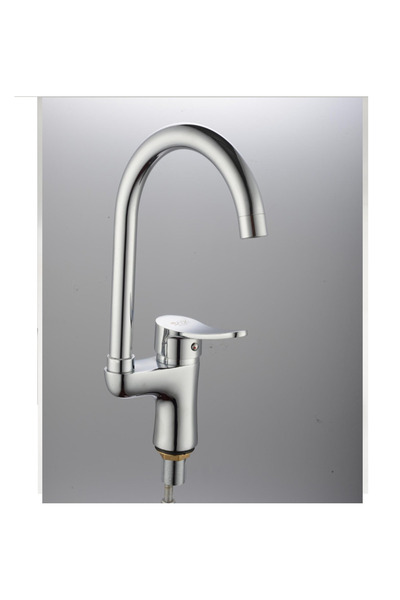 ask A kitchen sink faucet with a practical design; a luxury mixer featuring a...