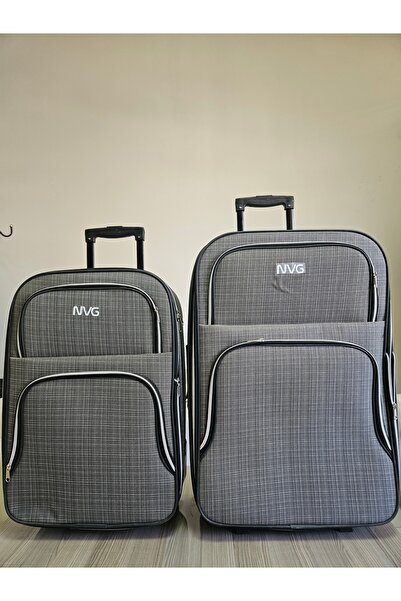NVG 2 TEKERLEKLİ KUMAŞ 2'Lİ TAKIM GRİ