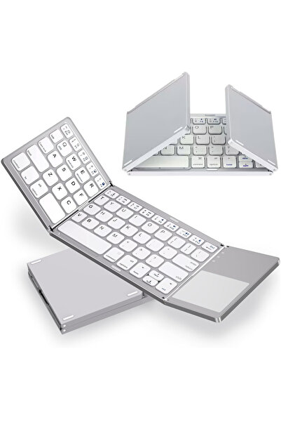 Dasbo Αναδιπλούμενο πληκτρολόγιο Bluetooth, φορητό και εξαιρετικά λεπτό, touc...