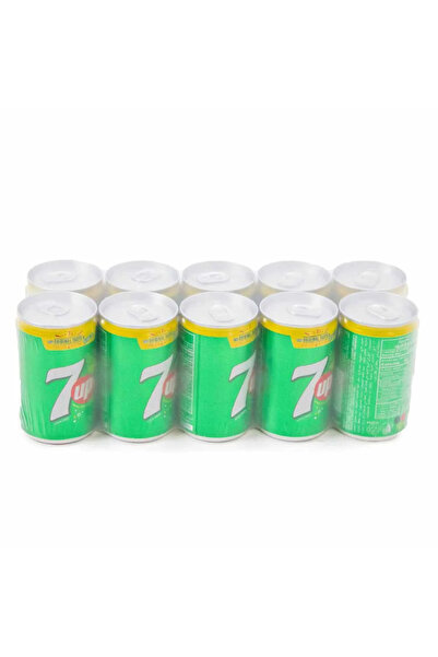 7 Up 7Up Lemon N Lime Carbonated Soft Drink Can - Pack of 10pcs x 155ml