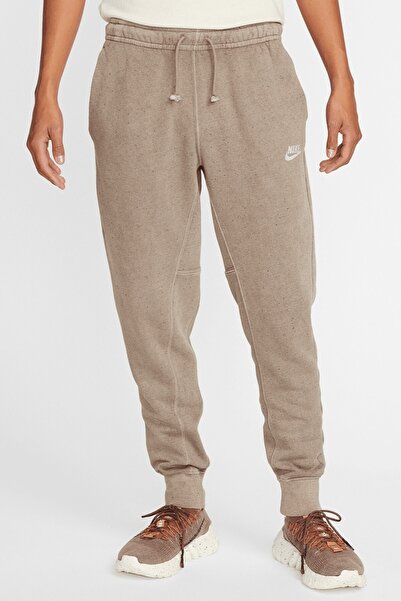 Nike Club+Revival Mens Pant Lastik Paçalı Erkek Günlük Eşofman Alt Kahverengi