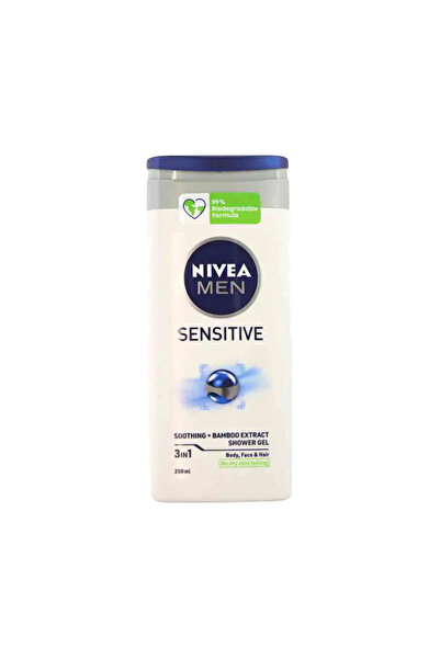 NIVEA Men Sensitive Bamboo Extract Shower Gel for Men- 250ml