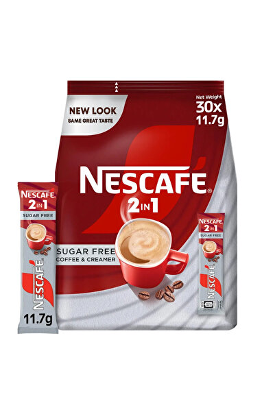 Nescafe 2in1 Sugar Free Instant Coffee With Coffee And Creamer- 30X11.7gms