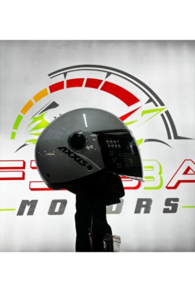 TÜMOPARSAN FİBBA Axxıs Square S Solid A0 Gloss Pearl White Yarım Kask