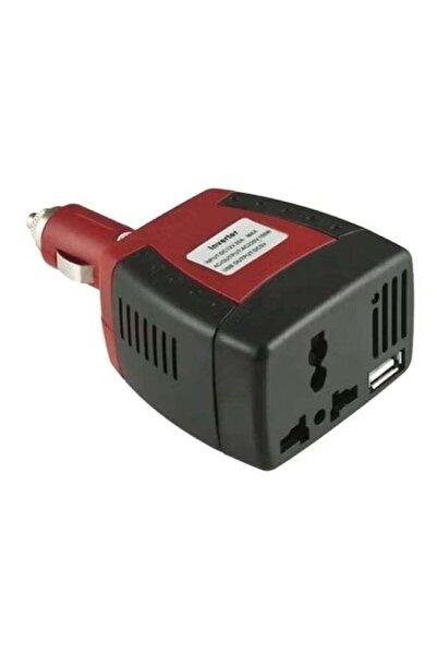 LC Car Inverter Charger – 12V to AC Power Converter with USB Port