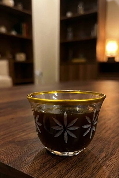 DECOSTYLE Yıldız Dekor Gold 6-Piece Mirra – Zemzem Glass Serving Cup Set |   ...