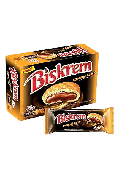 Ülker Ulker Biskrem Caramel Touch Filled Center Cookie- 36gms
