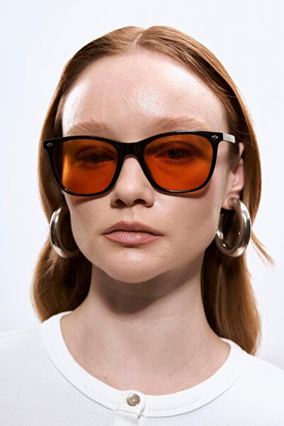 Bilge Karga Cebe Black Orange Circadian Balance Glasses