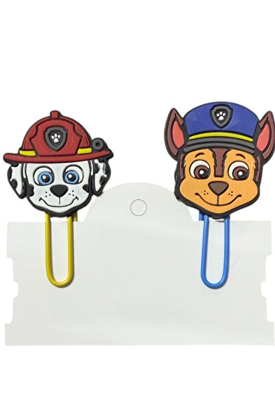 Buki'nin Atölyesi علامة تبويب للكتب / مشبك ورق، مجموعة من قطعتين، باو باترول