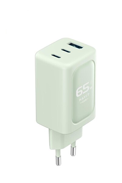 Havit Încărcător de perete UC260 UE, 1 USB-A, 2 USB-C, 65W, Verde