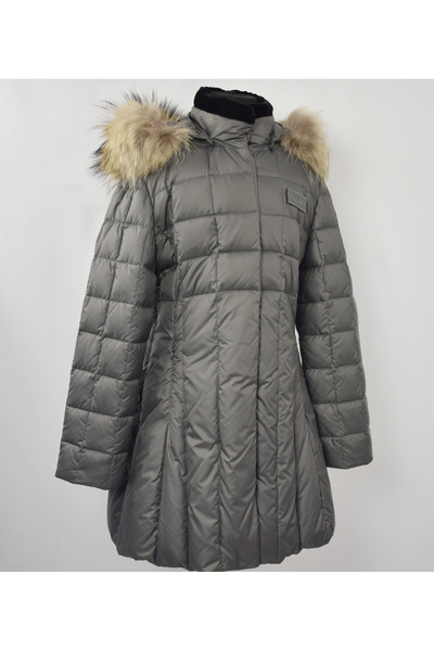 coolforkids.ro Girls' jacket with goose down filling, natural fur collar
