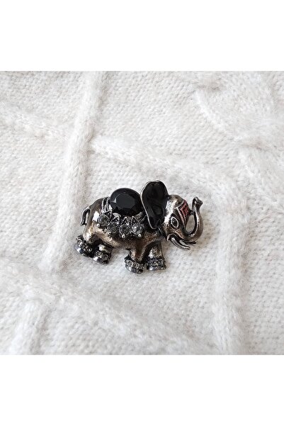 Abundo Elephant brooch with crystals