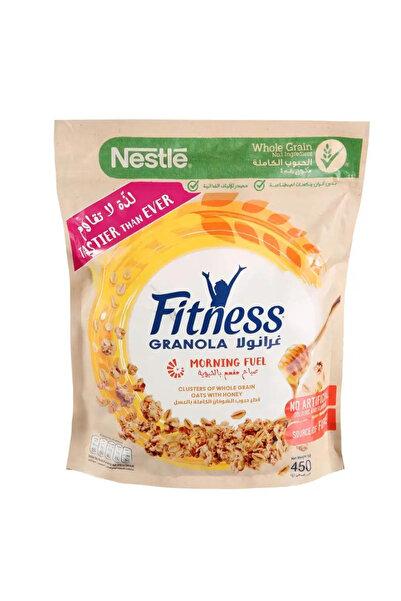 Nestle جرانولا فيتنس مورنينج فيول، قطع من الشوفان مع العسل - 450 جرام