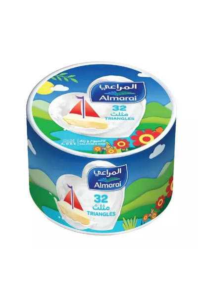almarai Processed Triangle Cheese 32 Portion- 8X4packs