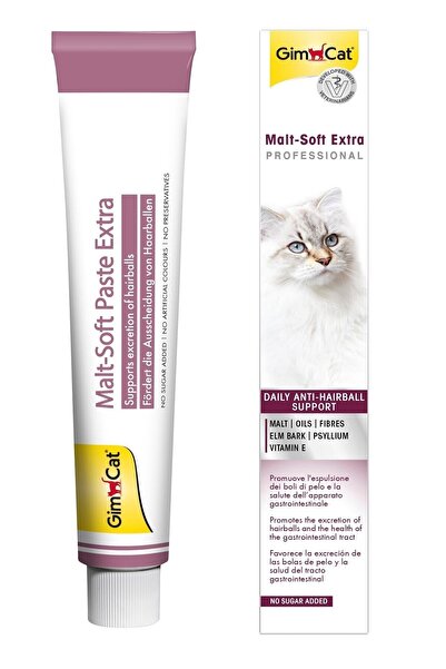 Gimcat Malt Soft Extra Tüy Yumağı Önleyici Kedi Macunu 100 Gr