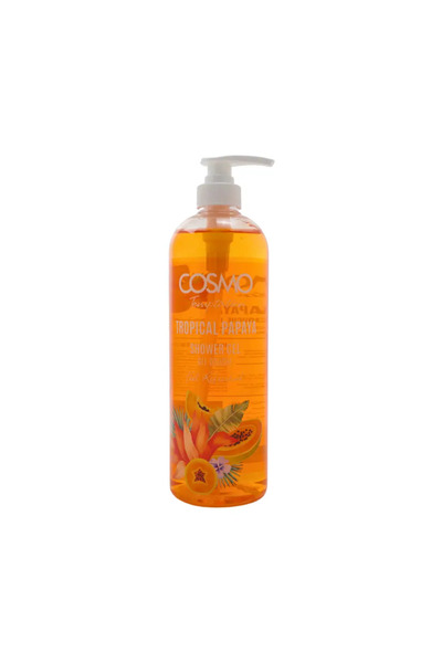 Cosmo Temptation Tropical Papaya Shower Gel with Papaya Fruit Extract and Alo...